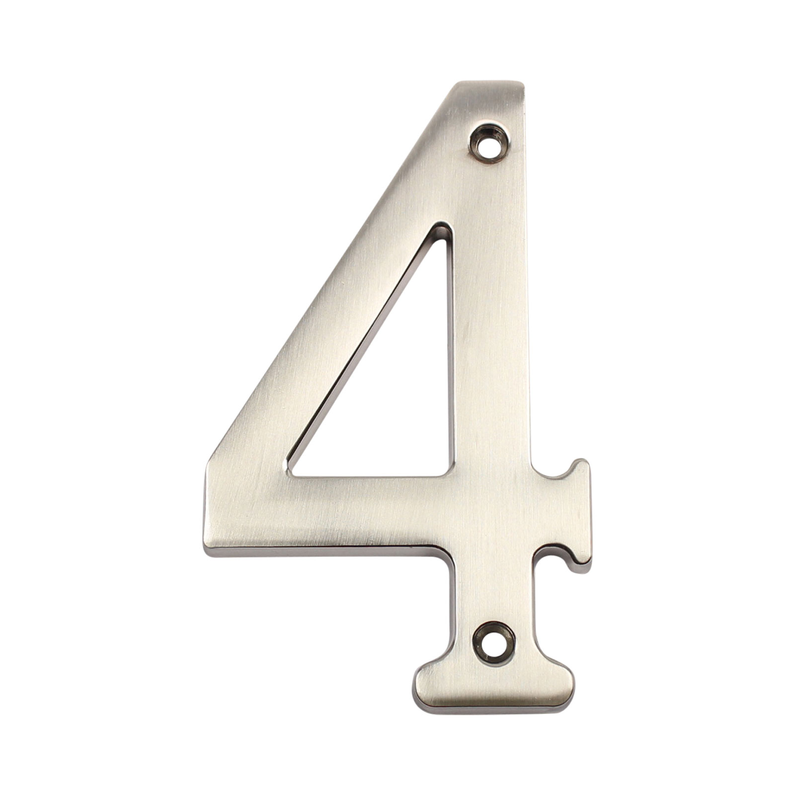Pamex DD074S4SN Pamex 4″ Heavy Duty House Number 4 – Satin Nickel Finish