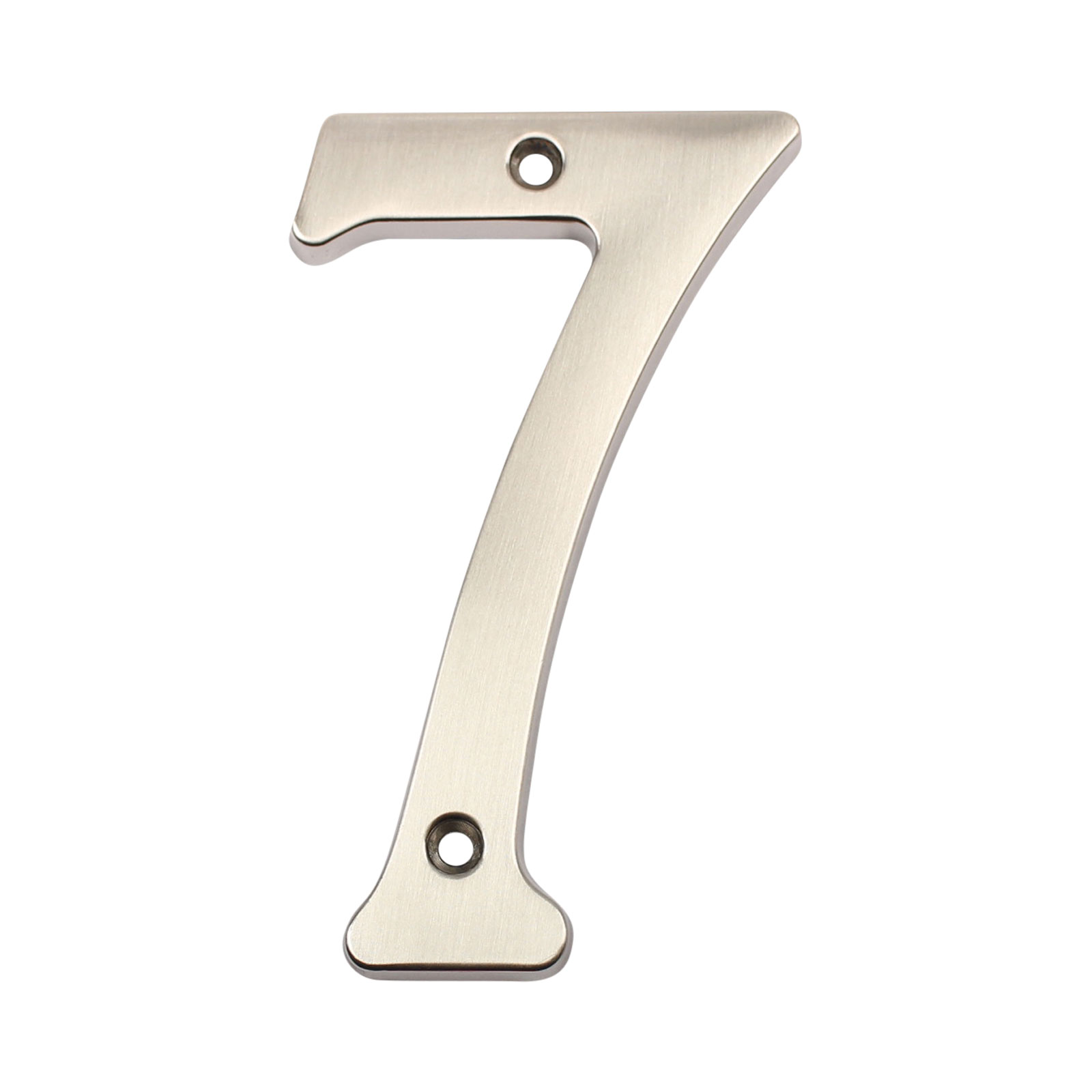 Pamex DD074S7SN Pamex 4″ Heavy Duty House Number 7 – Satin Nickel Finish
