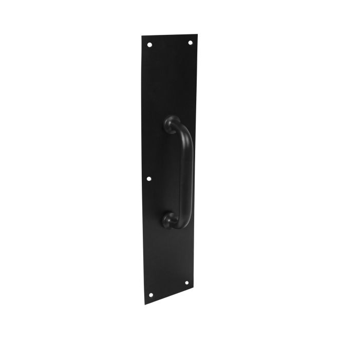 Pamex DD0920135BL Pamex 3.5″ x 15″ Solid Brass Pull Plate, Matte Black Finish