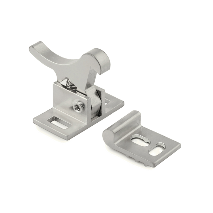 Elbow Catch Satin Chrome Olympus Lock EC-2-26D