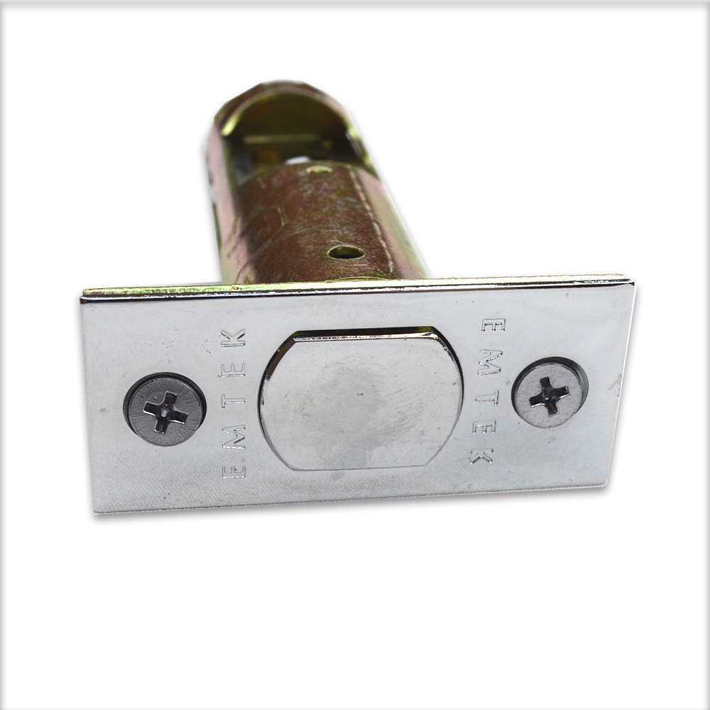 Emtek EMDBL238S26 Square Deadbolt Latch 2-3/8″ Backset, Polished Chrome Finish