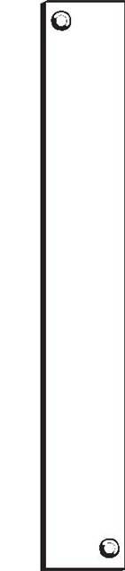 Don-Jo EPT1PC 1-1/4″ x 9″ Electric Power Transfer Filler Plate, Prime Coat Finish