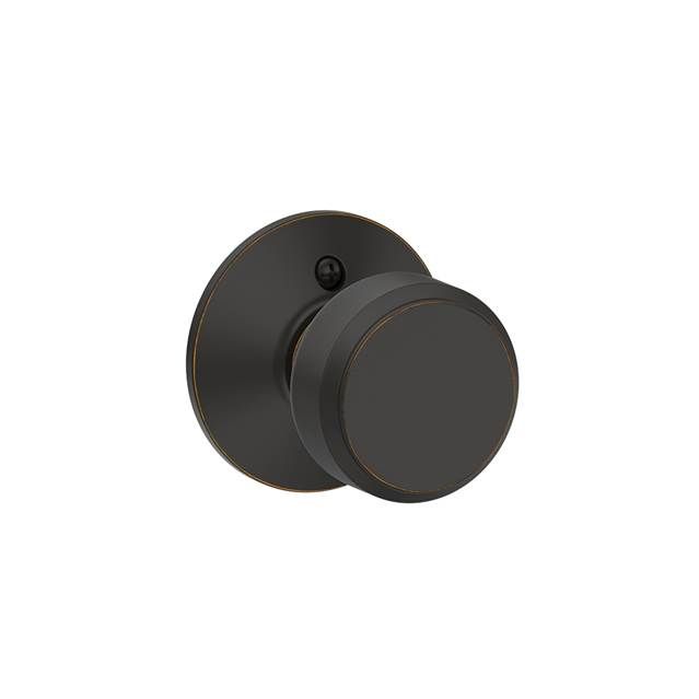 Schlage F170BWE716 Bowery Half Dummy Knob – Aged Bronze Finish