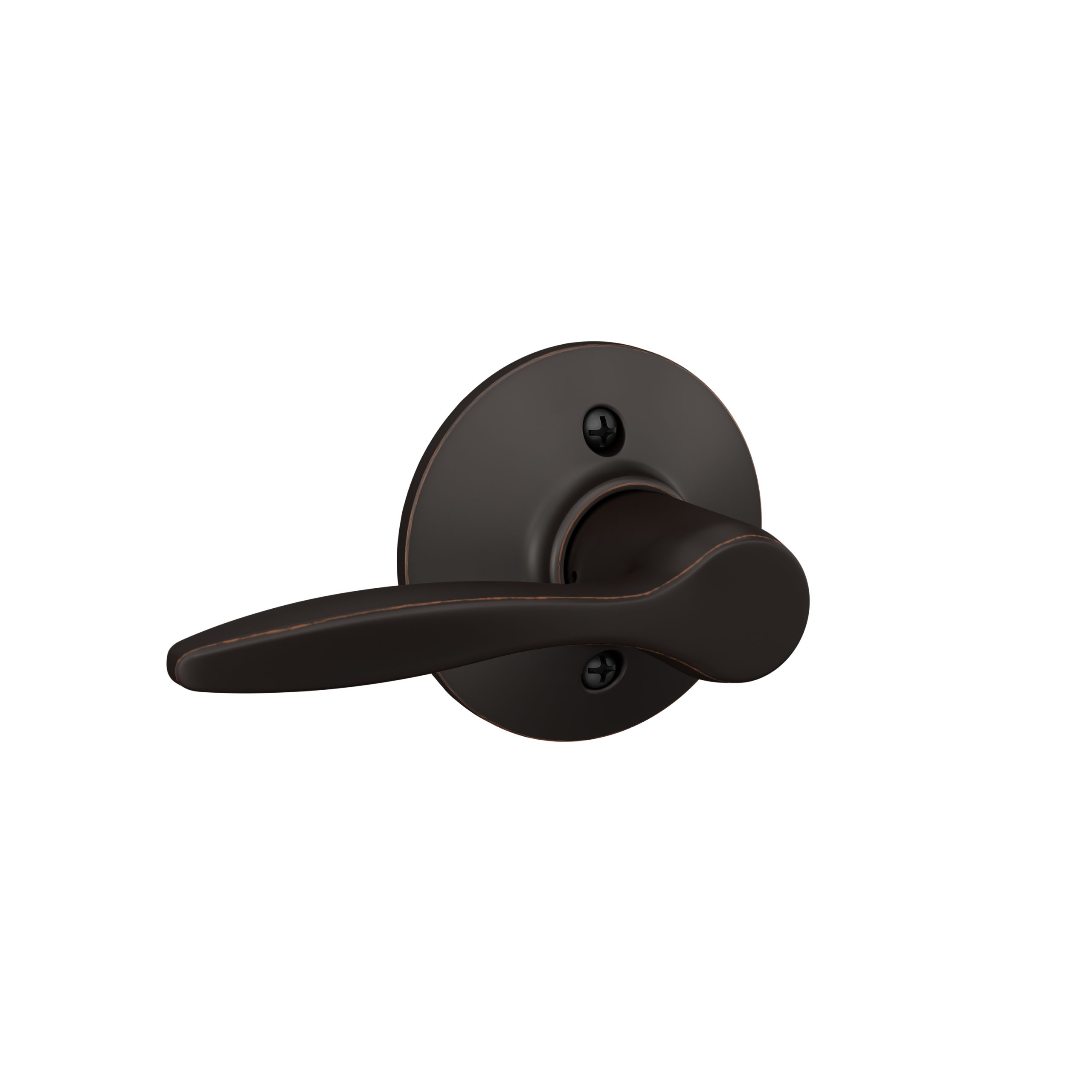 Schlage F170DEL716LH Left Hand Delfayo Lever Half Dummy – Aged Bronze Finish