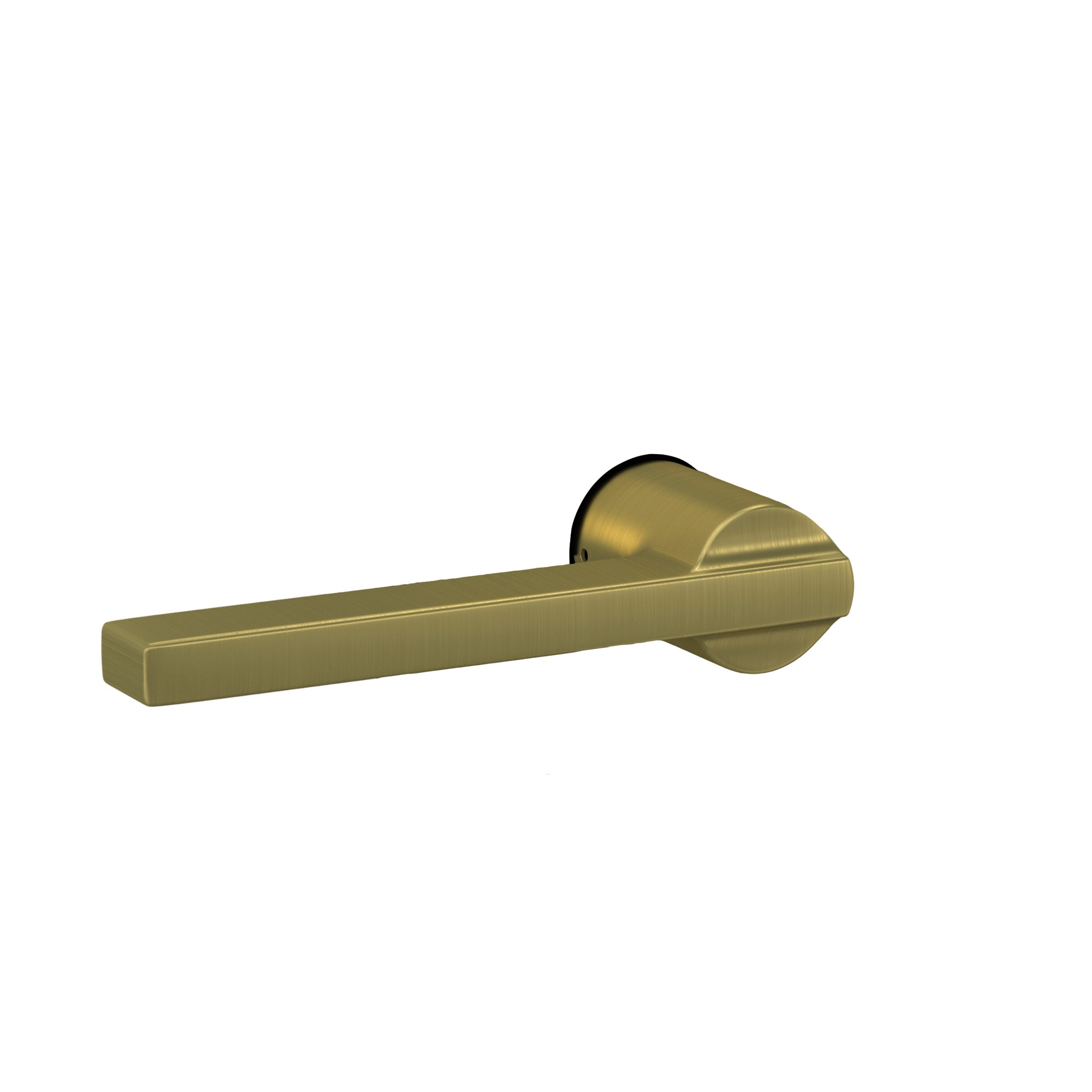 Schlage F170LAT608 Latitude Lever Half Dummy – Satin Brass Finish