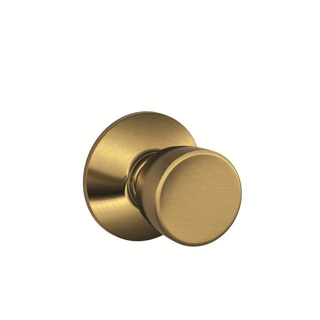 Schlage F59BEL609 Bell Knob Interior Active Trim with Latch Strikes – Antique Brass Finish