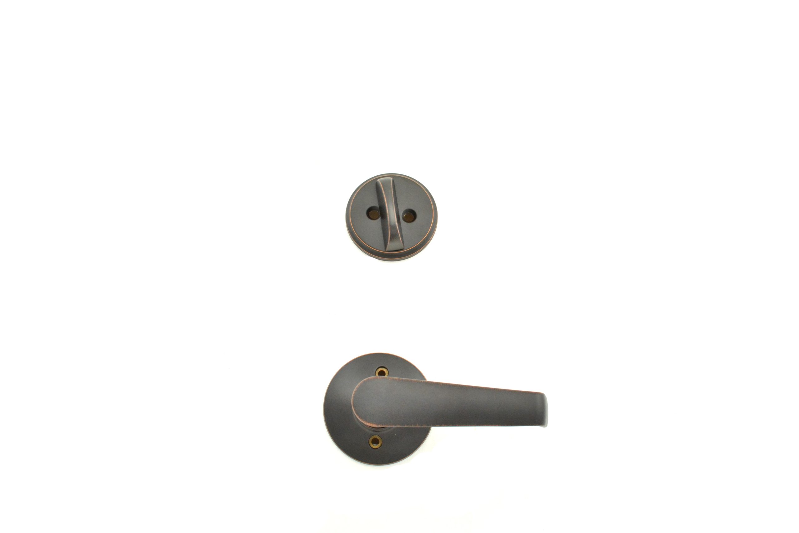 Schlage F59ELA716 Elan Active Trim Lever Set with 12326 Latch 10269 Strikes, Aged Bronze