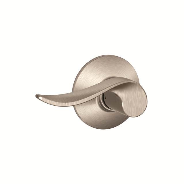 Schlage F59SAC619LH Left Hand Sacramento Lever Active Trim, Satin Nickel, 12326 Latch, 10269 Strikes