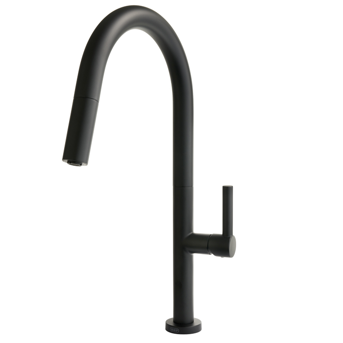 BHP F93744BLK Stinson Beach Kitchen Faucet, Matte Black