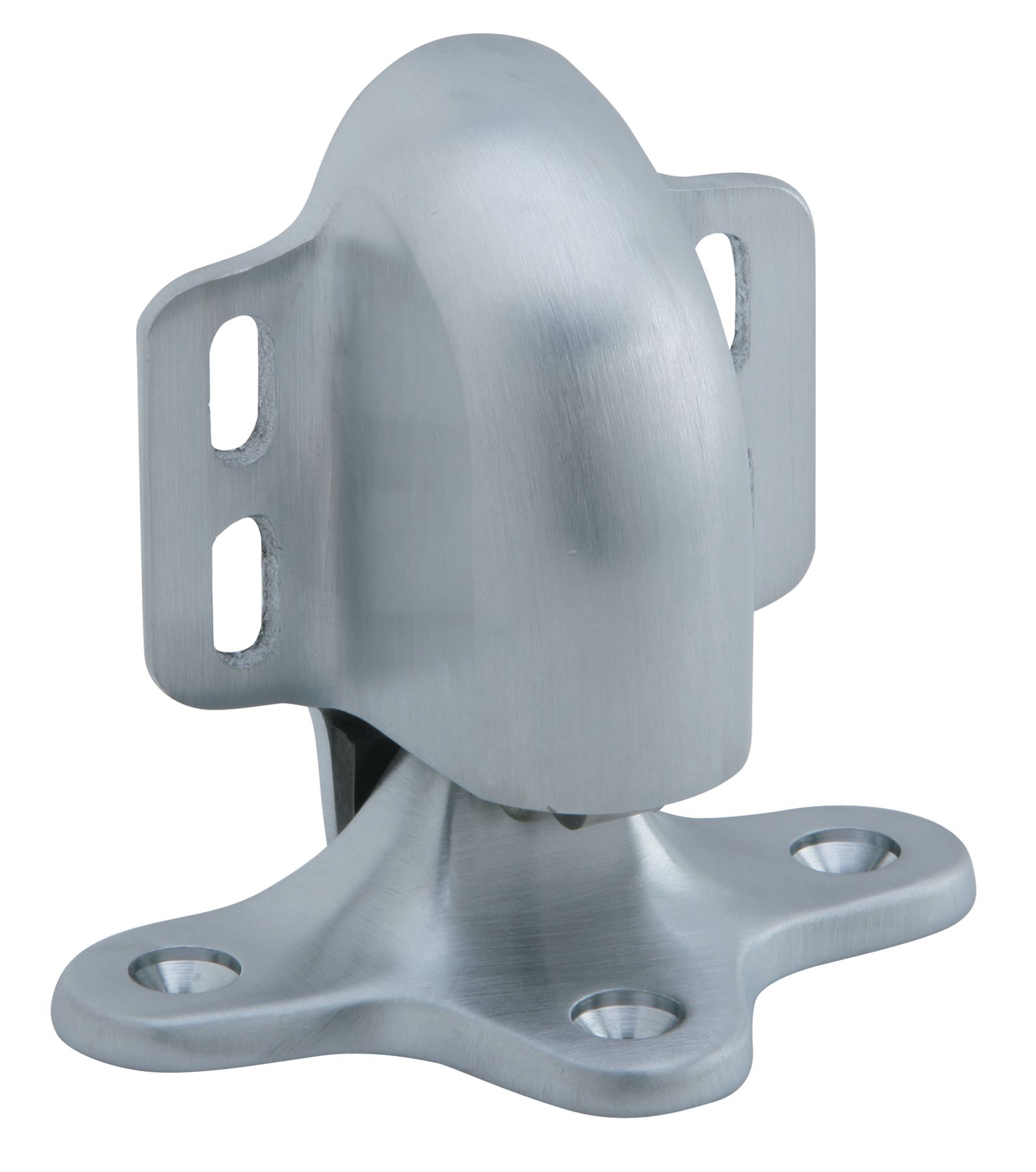 Ives FS4326D Satin Chrome Auto Floor Stop Holder, 1-5/8″ to 2-11/16″ Clearance