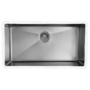32″ Seamless Undermount Large Single Bowl Stainless Steel Kitchen Sink Karran E-440