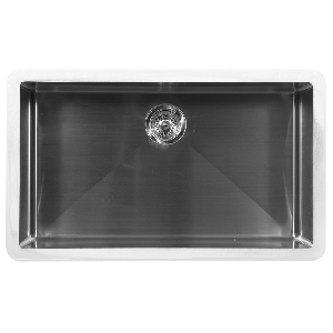 33″ Seamless Undermount Large Single Bowl Stainless Steel Kitchen Sink Karran E-540