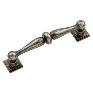 Somerset Pull 96mm Center to Center Black Nickel Vibed Hickory Hardware HH74637-BNV