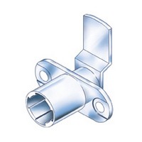 CompX Timberline CB-088 Timberline Lock Cylinder Body Only, Horizontal Mount, 90-Degree Rotation, Cylinder Length 3/4, Setback 15/32, Cam Ext 1-1/4