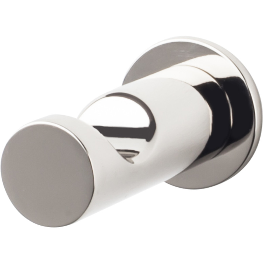 Hopewell Bath Single Hook 1-1/2″ Long Polished Nickel Top Knobs HOP1PN