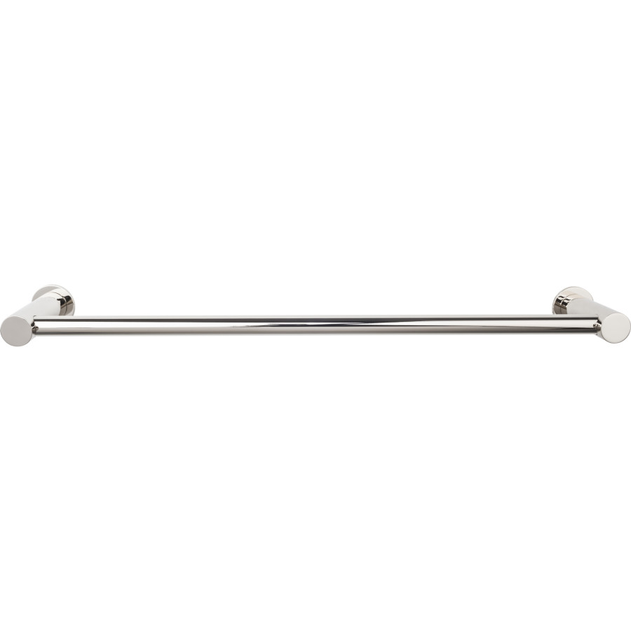Hopewell Bath Single Towel Bar 18″ Center to Center Polished Nickel Top Knobs HOP6PN
