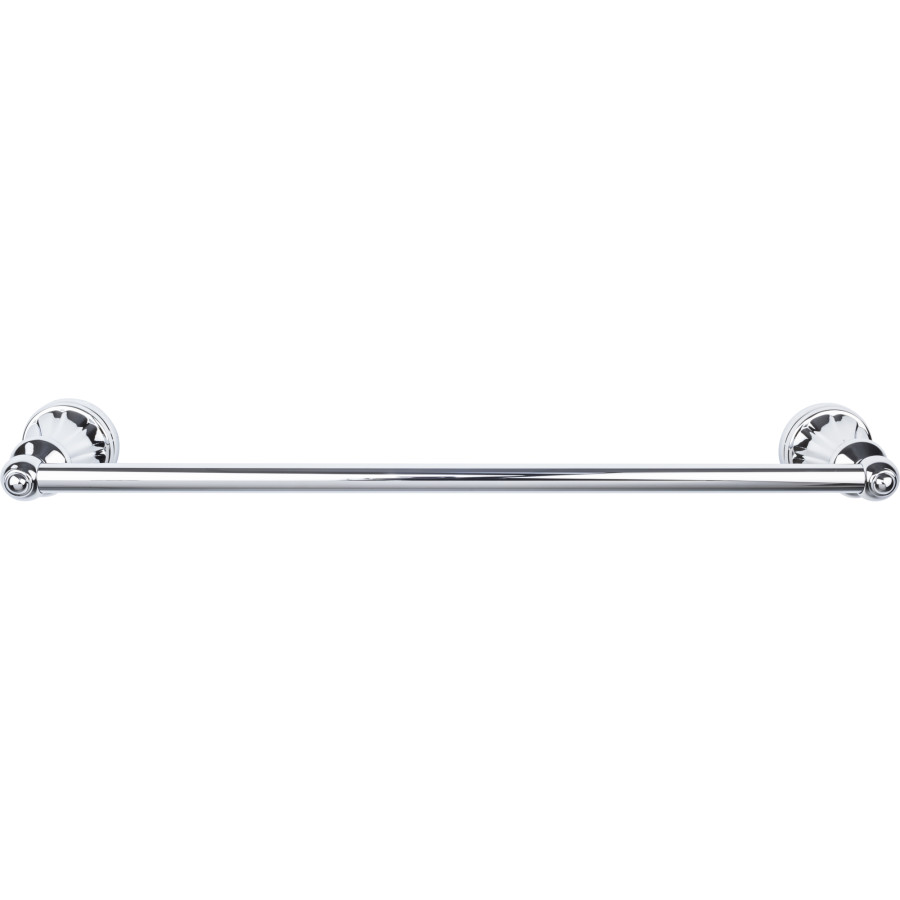 Hudson Bath Single Towel Bar 30″ Center to Center Polished Chrome Top Knobs HUD10PC