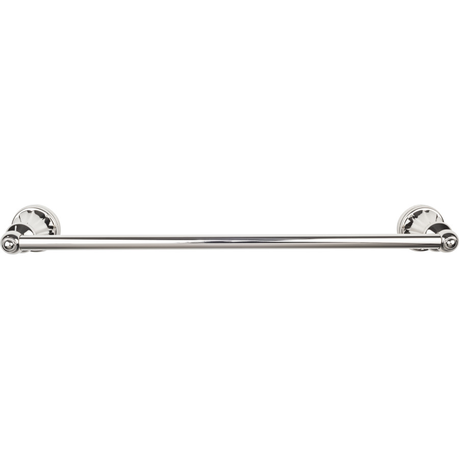 Hudson Bath Single Towel Bar 18″ Center to Center Polished Nickel Top Knobs HUD6PN