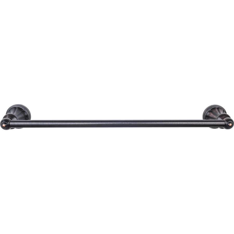 Hudson Bath Single Towel Bar 24″ Center to Center Tuscan Bronze Top Knobs HUD8TB