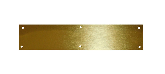 Don-Jo J102BTA630 6″ x 30″ Brass Tone Aluminum Kick Plate