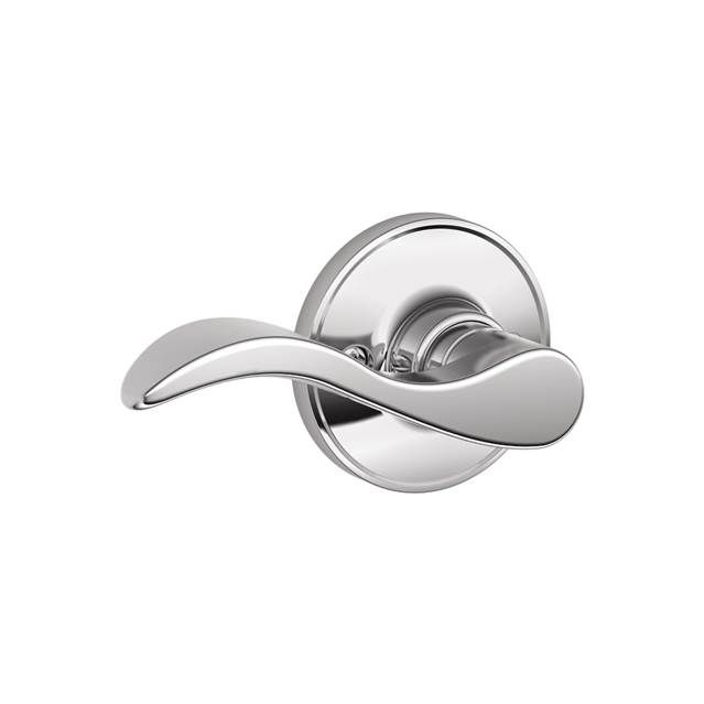 Schlage JH59SEV625LH Seville Lever Interior Active Handleset Trim with Latches Strikes, Chrome