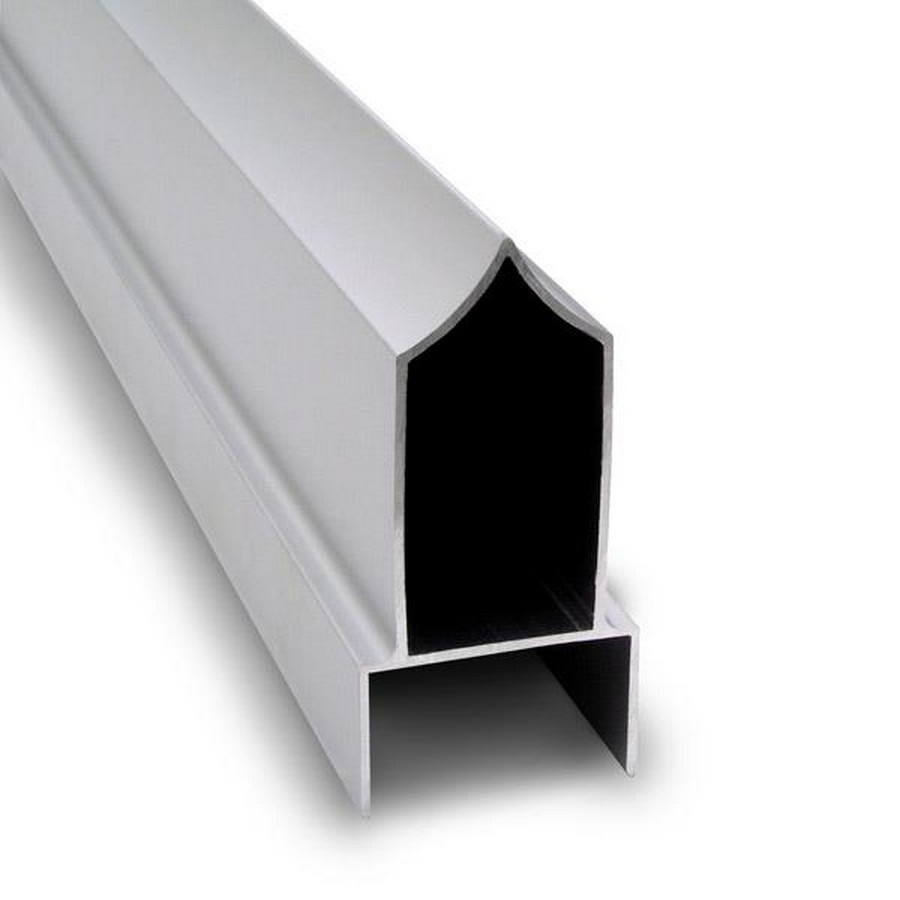 60″ Partition Headrail 1-1/4″ Anti-Grip Anodized Aluminum Jacknob 80202