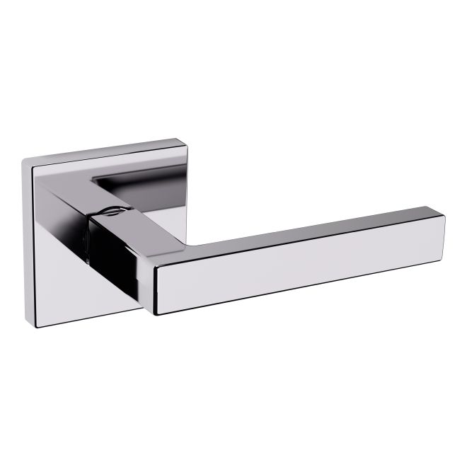Baldwin L023260RDM L023 Lever R017 Rose Right Hand Half Dummy Lock – Bright Chrome Finish