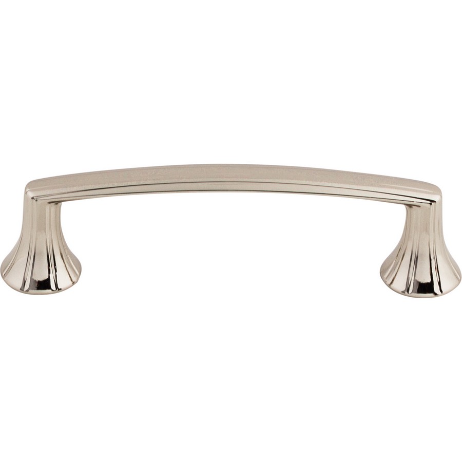 Asbury Rue Pull 3-3/4″ Center to Center Polished Nickel Top Knobs M1293