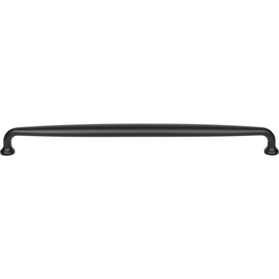 Dakota Charlotte Pull 12″ Center to Center Flat Black Top Knobs M2810