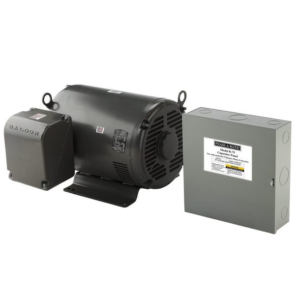 Phase-A-Matic R-75 R Series 75 HP Rotary Phase Converter, 230V