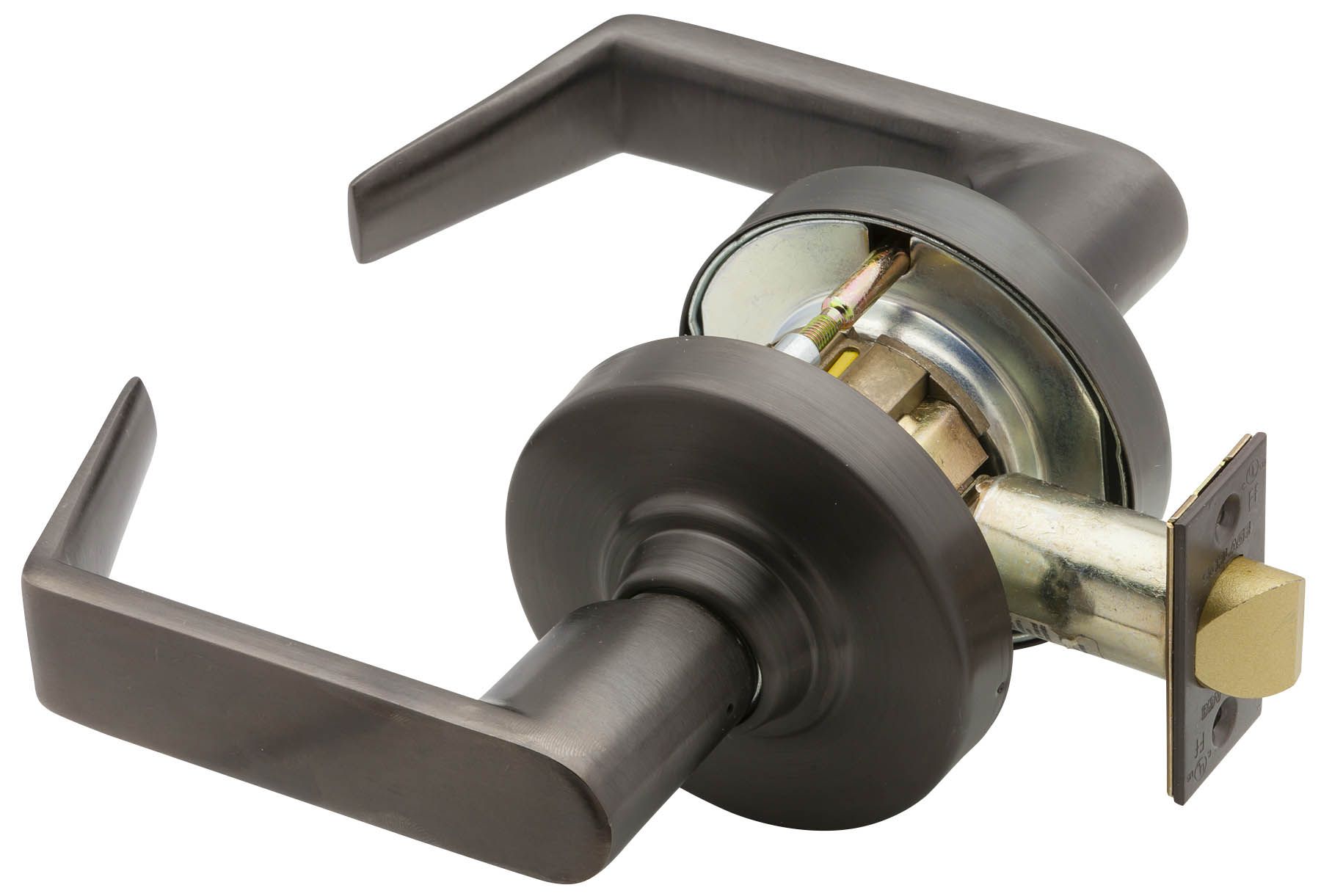 Schlage ND10RHO613 ND Series Passage Rhodes, 13-248 Latch, 10-025 Strike, Oil Rubbed Bronze