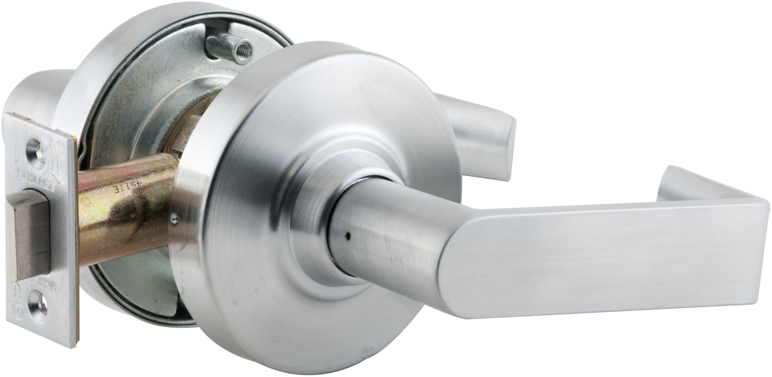 Schlage ND10RHO626 ND Series Passage Rhodes, 13-248 Latch, 10-025 Strike, Satin Chrome