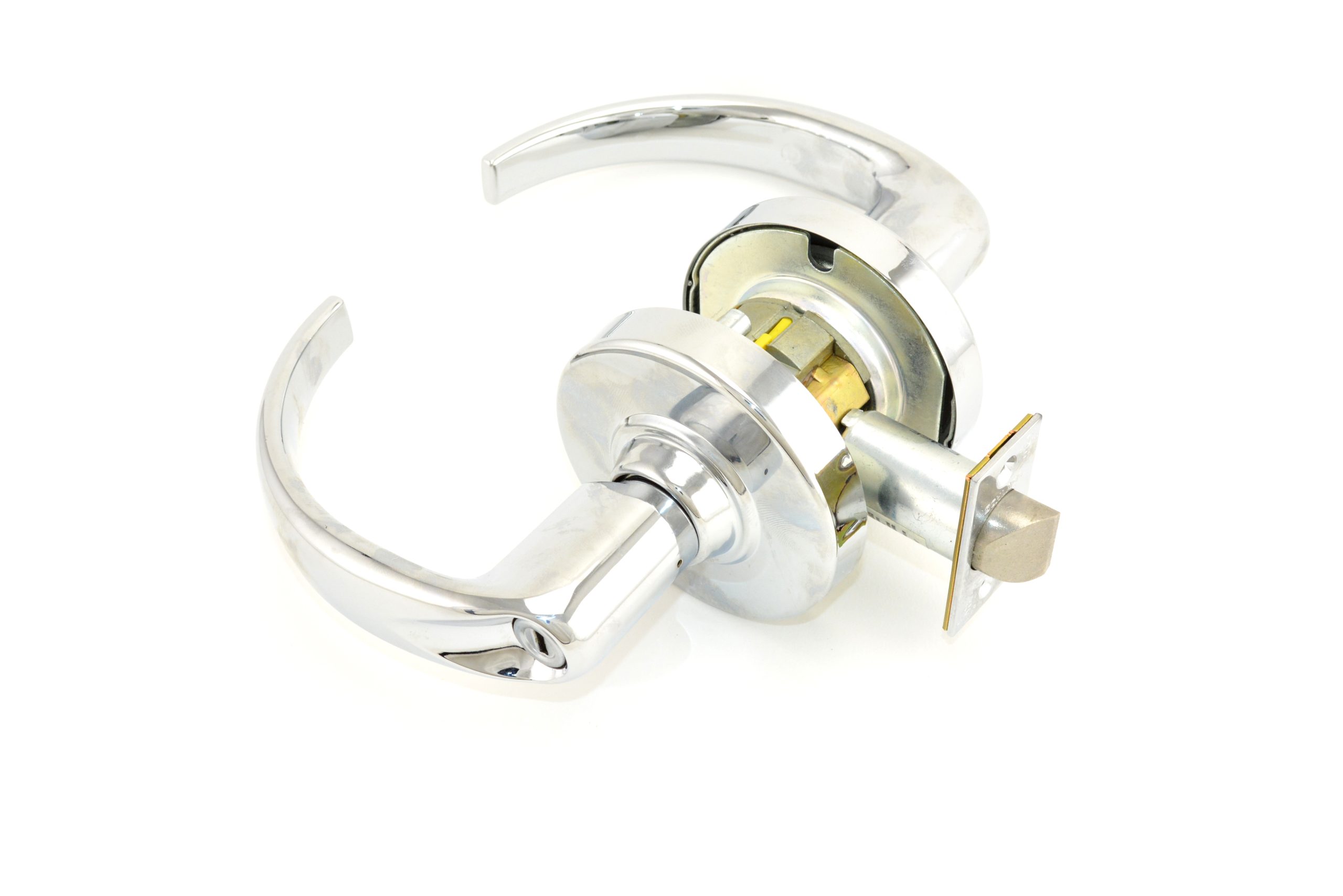 Schlage ND40SPA625 ND Series Privacy Sparta, 13-248 Latch, 10-025 Strike, Bright Chrome Finish