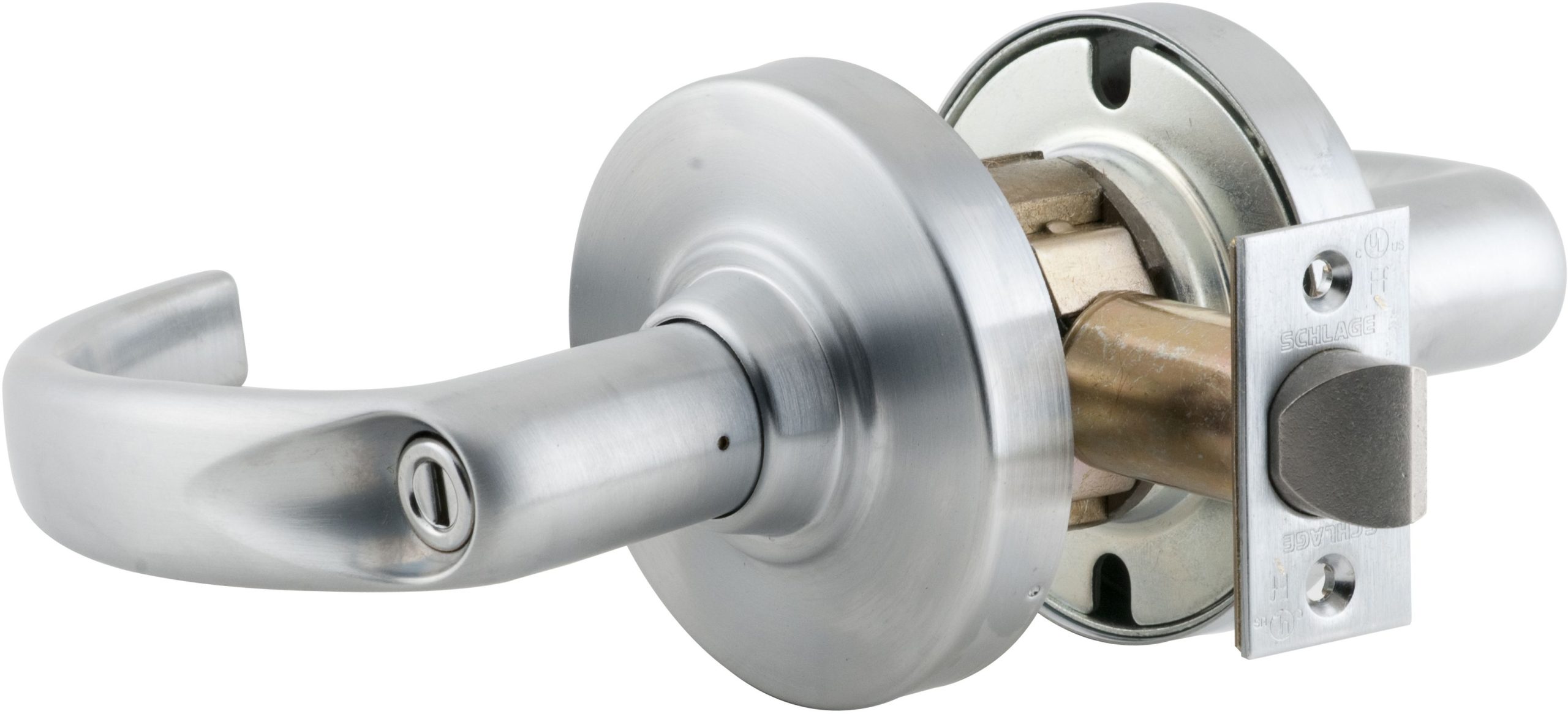 Schlage ND40SPA626 ND Series Privacy Sparta, 13-248 Latch, 10-025 Strike, Satin Chrome