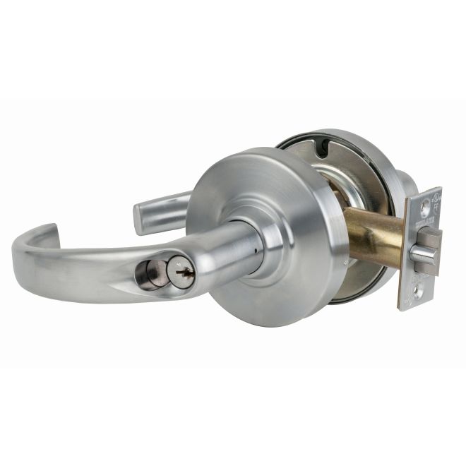 Schlage ND53RSPA626 ND Series Sparta Lockset, Large Format C Keyway, Satin Chrome Finish