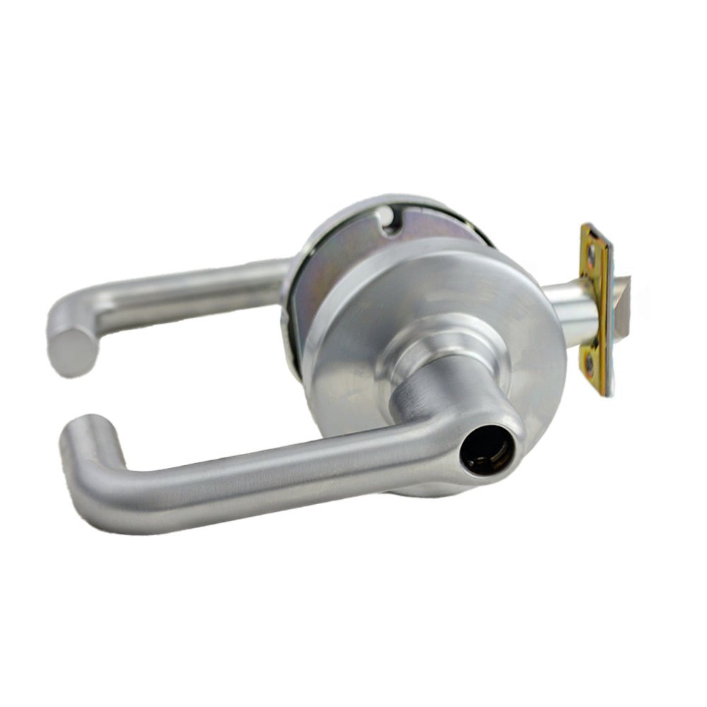 Schlage ND80LTLR626 ND Series Storeroom Tubular Less Cylinder, 13-247 Latch, Satin Chrome