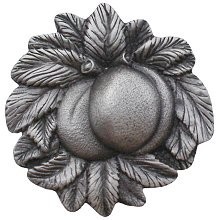 Notting Hill NHK-154-AP, Georgia Peach Knob in Antique Pewter, Kitchen Garden
