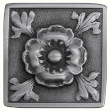 Notting Hill NHK-175-AP, Poppy Knob in Antique Pewter, English Garden