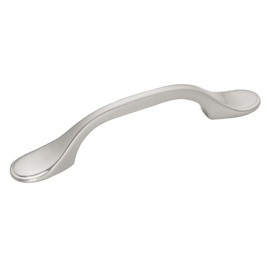 Conquest Pull 3″ Center to Center Satin Nickel Hickory Hardware P14444-SN