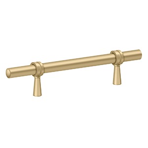 Deltana P311U4 Adjustable Pull 6-1/2″, Brushed Brass
