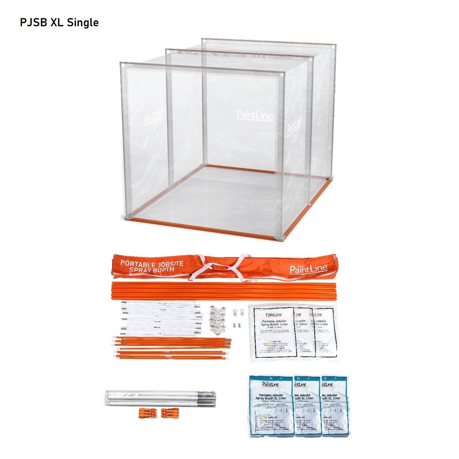 XL Portable Jobsite Spray Booth Kit Paintline PJSB.XL
