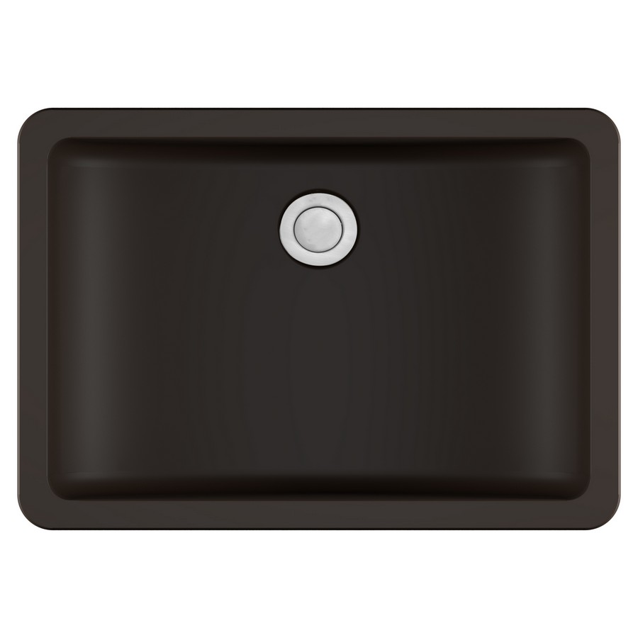 20″ Undermount Single Bowl Quartz Bathroom Vanity Sink Brown Karran Q-309-BR