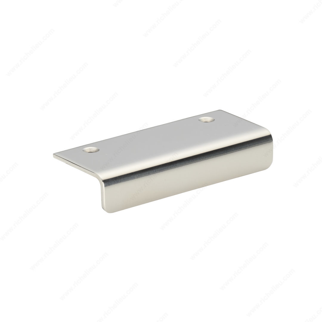 Richelieu SN95M Modern Stainless Steel Edge Pull – Satin Nickel