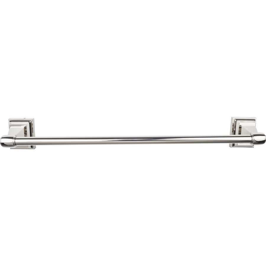 Stratton Bath Single Towel Bar 30″ Center to Center Polished Nickel Top Knobs STK10PN