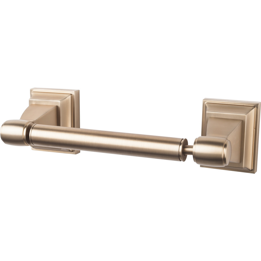Stratton Bath Tissue Holder  8-3/4″ Long Brushed Bronze Top Knobs STK3BB