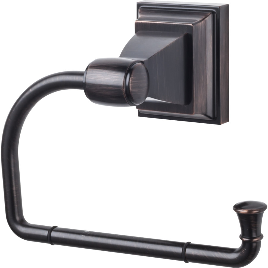 Stratton Bath Tissue Hook 4-11/16″ Long Tuscan Bronze Top Knobs STK4TB