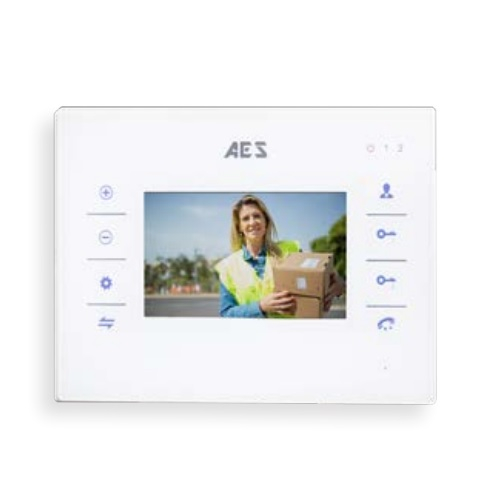 AES Global Stylus-VID-4.3 Video Monitor, White