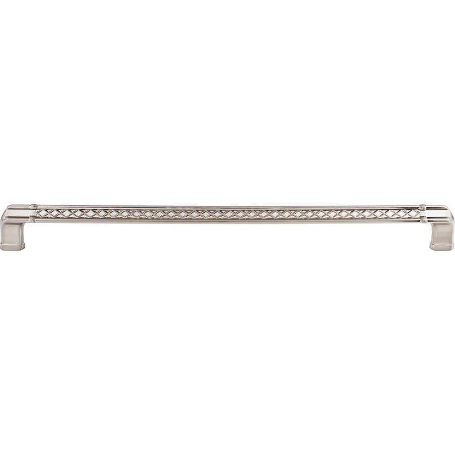 Tower Bridge Pull 12″ Center to Center Brushed Satin Nickel Top Knobs TK207BSN