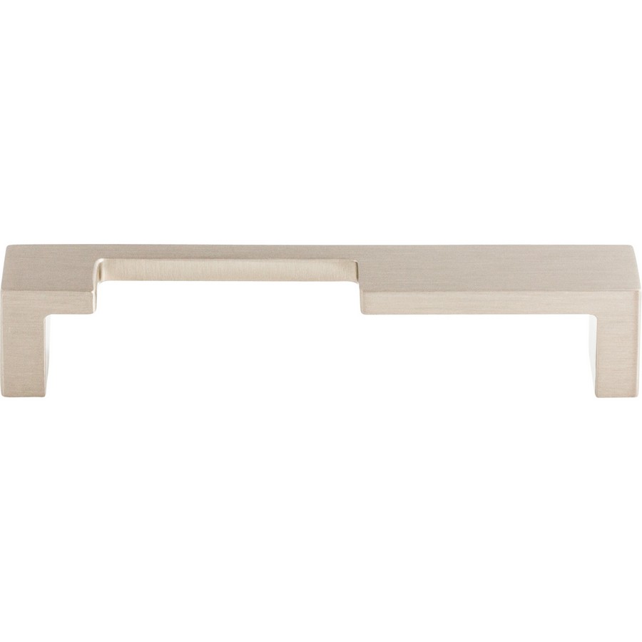 Sanctuary II Modern Metro Notch Pull A 5″ Center to Center Brushed Satin Nickel Top Knobs TK256BSN