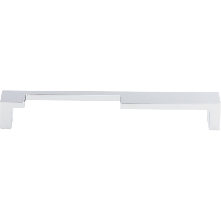 Sanctuary II Modern Metro Notch Pull A 7″ Center to Center Polished Chrome Top Knobs TK257PC
